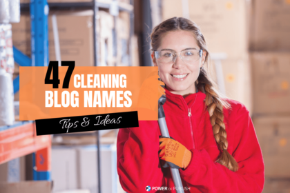 Blogging Names for Cleaning blogging names for cleaning